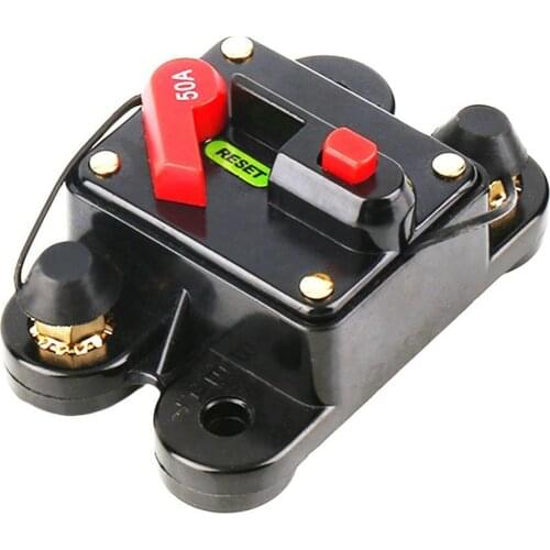 Optional Car Audio Inline Circuit Breaker Fuse 50A 60A 80A 100A 125A 150A 200A 250A for 12V Protection SKCB-01-100A Hot Sale