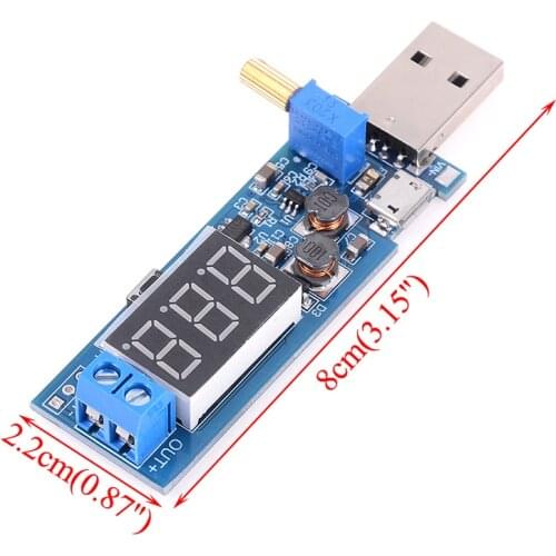 DC-DC 3.5-12V To 1.2-24V LCD USB Step UP / Down Power Supply Module Adjustable Boost Buck Converter