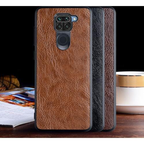 Luxurious leather case for Xiaomi Redmi Note 9S Note 9 Pro phone case with Business design ,with TPU+PC 2in1 material