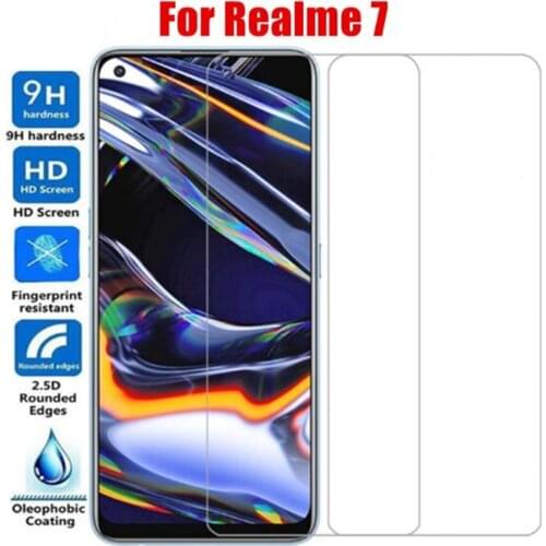 9H Protective Glass For Oppo Realme 7 realme7 5g Safety Tempered Glass on oppo real me 7 Screen Protector Phone Glass
