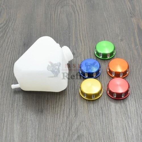 ABS Plastic Replacement Set Water Bottle Coolant Reservoir Tank Radiator Overflow for Kawasaki KLX250 1994-2007 KLX 250 94-07