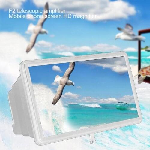 Cell Phone Screen Magnifier 3D HD Movie Video Amplifier With Foldable Holder Stand High-quality Video Amplifier