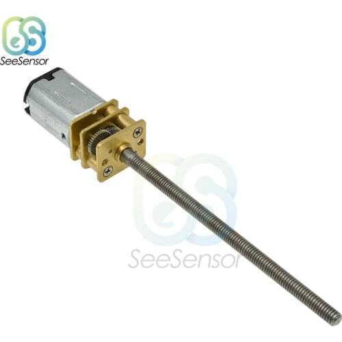 DC 3V/6V/12V N20 Mini Micro Metal Gear Motor DC Motors Shaft M3 x 55mm 15/30/60/100/150/200/300/400/500/600/800/1000 RPM