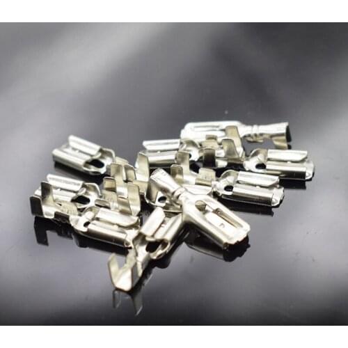 Insert spring 4.8 * 0.5 plug spring terminal terminal connector with a lock plug spring insert sheath