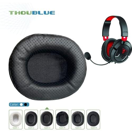 THOUBLUE Replacement Ear Pad For Turtle Beach Recon50P Recon60P Earphone Memory Foam Cover Earpads Headphone