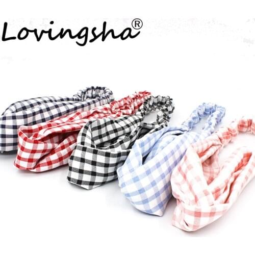 LOVINGSHA Hair Accessories Girl Sweet Cross Design Women Headbands For Ladies Hair Holder Rope Female FD129