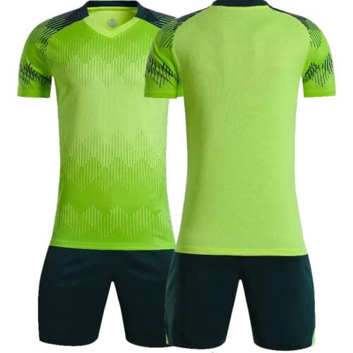 2020 Kids Soccer Jerseys Sets Survetement Football Kits Blank Mens Football Training Suits Boys Soccer Short Uniform Sportswear