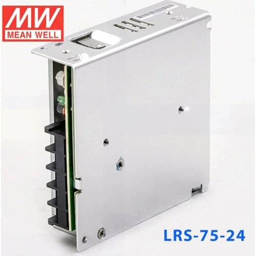 6PACK) MEAN WELL LRS-75-12/24 12V/24V 6A/3A meanwell LRS-75 72W Single Output Switching Power Supply