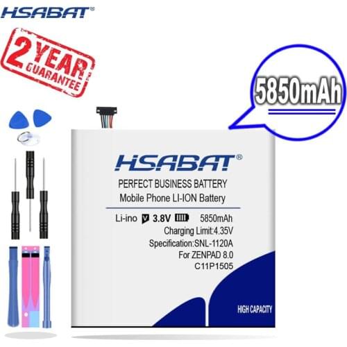 New Arrival [ HSABAT ] 5850mAh C11P1505 Replacement Battery for Asus ZenPad 8.0 Z380KL P024 Z380C P022 Z380CX
