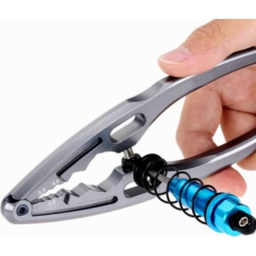 ARROWMAX AM-190025 Multi Shock Clamp V2 (Gray) 3.0 3.5 4.0 Assembly Tool For RC Car Remote Control Cars