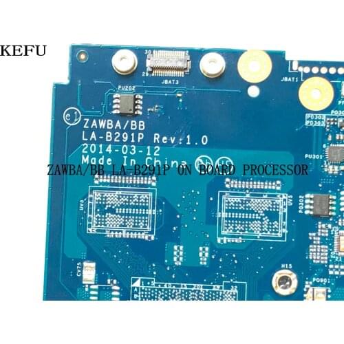 FAST SHIPPING. 100% NEW ,ZAWBB LA-B291P ,B50-45 LAPTOP MOTHERBOARD ,FOR LENOVO B50-45 MAINBOARD, ONBOARD PROCESSOR E1