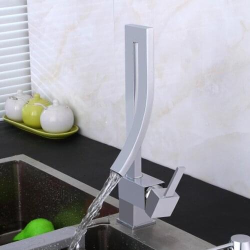 Elegant Brass Bathroom Square basin Faucet Luxury Sink Mixer Tap Deck Mounted Hot And Cold Sink Mixer Tap Faucet FA-12504