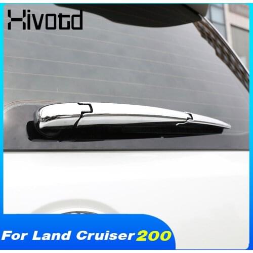 Hivotd Rear Window Screen Wiper Cover Windshield Accessories Rain Visor Strips Exterior Decoration For Toyota Land Cruiser 200