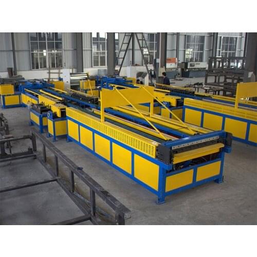 Good Quality Rectangular Wind Pipe Making Line 5, Square Auto Air Duct Production Line, HVAC Ventilation Tube Forming Machine