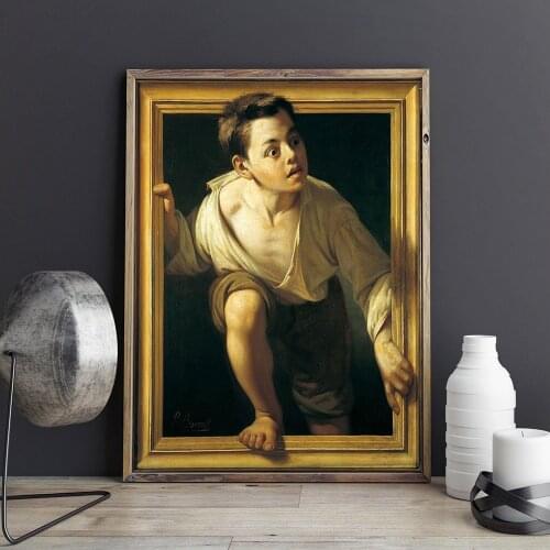 Escaping Criticism Painting By Pere Borrell Del Caso 1874 Poster Museum Art Canvas Prints Retro Wall Painitng Office Home Decor