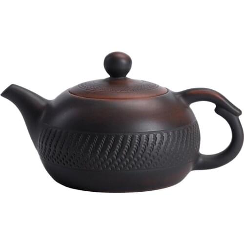 Retro handmade ceramic teapot kung fu polished gongfu teapot retro kettle teapot porcelain tea pots and kettlesteapot clay