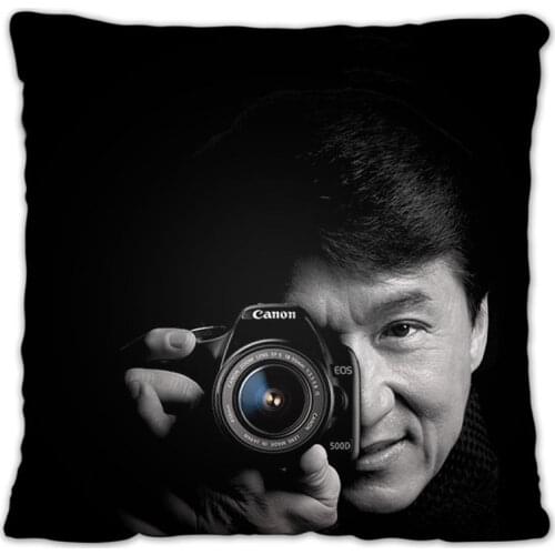 Chinese Kongfu Jackie Chan Pillowcase Pretty Scholar Yu Lexuan Photo Poster Cushion Cover Star Surrounding Souvenir Home Decor
