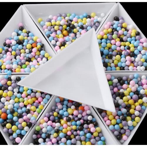 Tray Box 100pc 6cmTray Nail Tools Tray For Nail Rhinestones Beads Factory Direct DIY Nail Art Tools