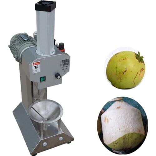 The sixth generation diamond shape green young coconut peeling machine/coconut cutting machine
