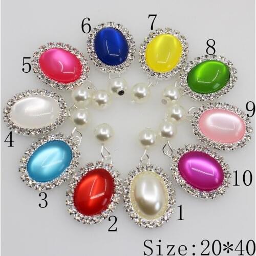 Fashion oval 10pc Cats eye rhinestone button silver Wedding Wine glass decorate Hair flower center scrapbooking Accessories