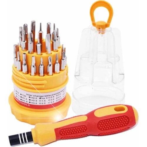 31 in 1 Precision Magnetic Mini Screwdriver Set Watch Repair Tool Set For Watchmaker Portable Install Remover Part Watch Tool