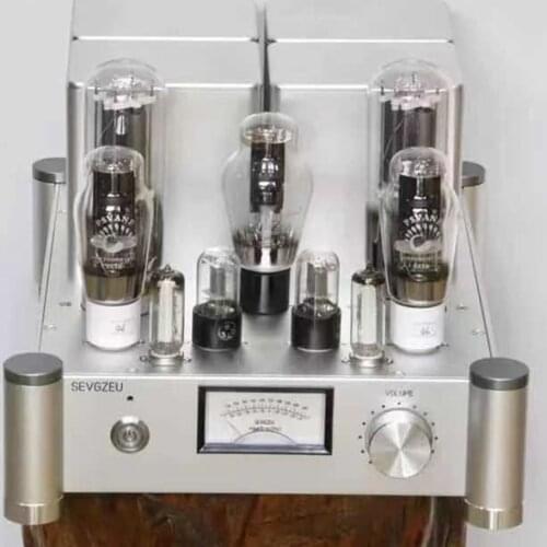 HiFi 2A3 Push 845 Single-ended Class A Power Amplifier Pure Silver Interior Cable Hi-end Handmade Vacuum Tube Amplifier 25W*2