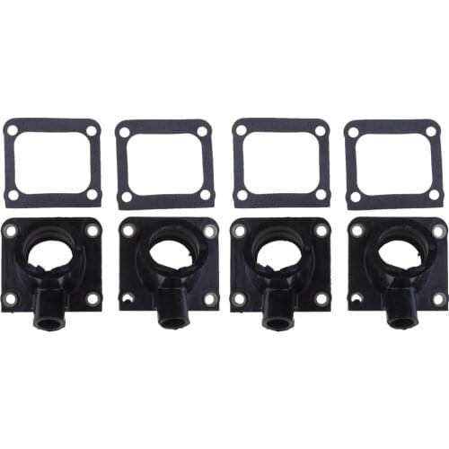 4 Pieces Intake Manifold Boot with 4 Pieces Gaskets