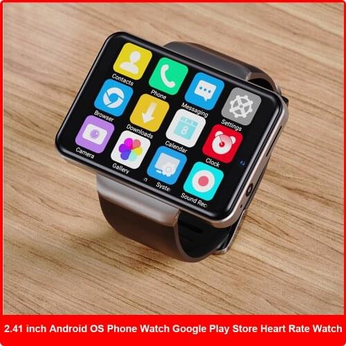 Relojes Inteligentes Men 4G Smart Watch Phone Android Watch 2.4'' HD Screen Google APP 3GB 32GB Heart Rate Waterproof Smartwatch