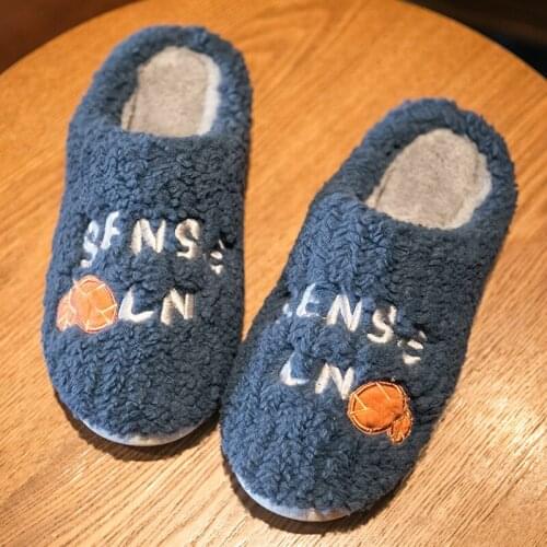 Fur Slippers Women Cute Women Casual Shoes Slippers Indoor Cartoon Floor Women Slippers Soft Thick Slides For Ladies Couple Shoe
