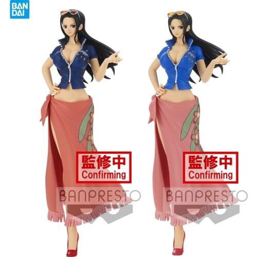 In stock Bandai One Piece Nico Robin Glitter Glamours Action Anime Figures Model Speelgoed Ornamenten Gift Toys for Boys