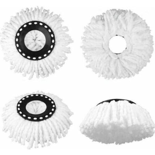 360 Rotating Mop Head Floor Bucket Heads Flexible Mop Micro Fibers Spinning Mop Heads for Cleaning Floors Windows House Cleaning