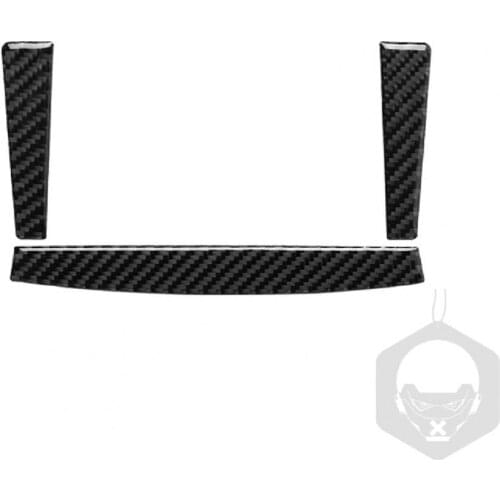 2Pcs Lightweight Anti-corrosion Navigation Frame Cover Carbon Fiber Car Center Dashboard Sticker for Nissan 350Z