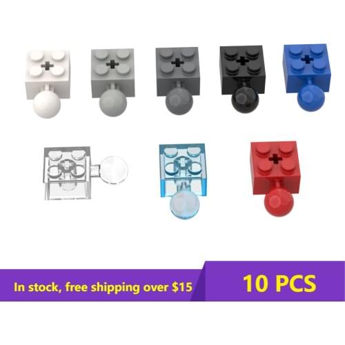 10PCS MOC Bricks Assembles Particles 57909 2x2 for Building Blocks Parts Classic Brand Kids DIY Educational High-Tech Parts Toys