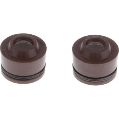 2Pcs Valve Stem Seals Fits GY6 50CC 80CC 125CC 150CC Engine Moped Scooter