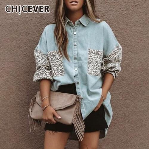 CHICEVER Womens Denim Jackets