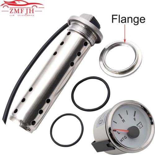 New Sewage Level Sensor with Flange & 52mm Sewage Level Gauge For Marine Boat Car Sewage Sender RV Water Tank Level Installation