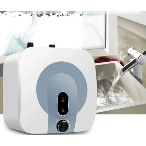 FVSTR-NVS 2.5-Gallon 110V 1.5KW Electric Water Heater Hot Water Heater Boiler Wash Only(Stainless Steel) (1.5kw)