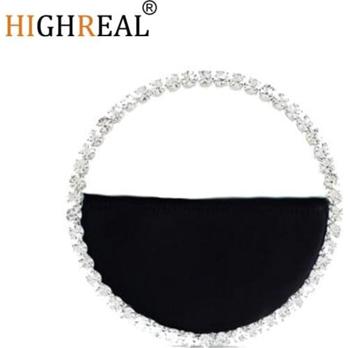 HIGHREAL Women's Clutches With Handle