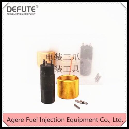 Common Rail Tool Three-jaw 3 PIN Injector Assembly Dismounting Disassemble Professional Repair Kits Set CRT179
