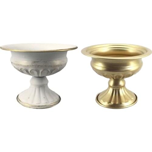 MagiDeal Metal Flower Vases