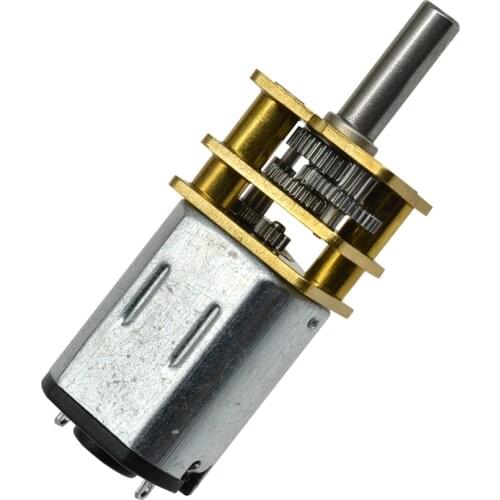 DC 3V/6V/12V N20 Mini Micro Metal Gear Motor with Gearwheel DC Motors 15/30/40/50/60/70/100/150/200/300/400/500/600/1000/2000RPM