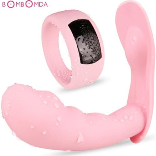 Wearable Remote Dildo Vibrator For Women Vagina G Spot Clitoris Massager Sex Toys for Adults Vibrating Panties Women Masturbator