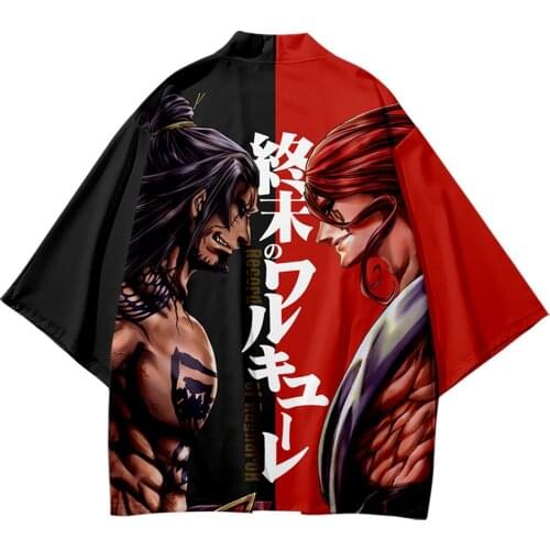 2021 New Record of Ragnarok character image T-shirt anime clothing literature and art new robe haori kimono digital printing
