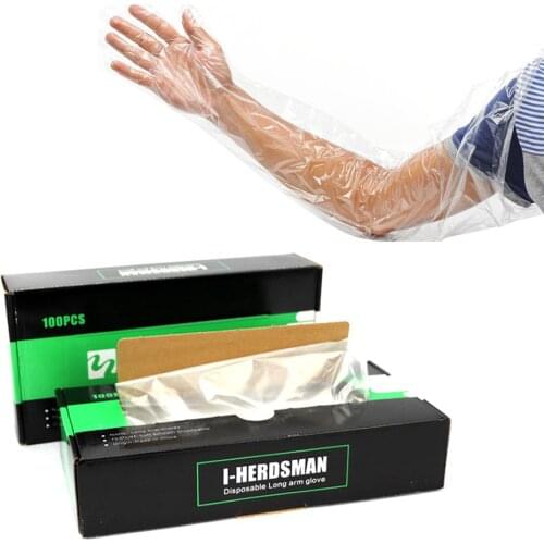 Disposable Gloves Extended Film Gloves Removable Food-grade Gloves For Household Beauty Pet Bath Cattle Sheep Farm Supplies