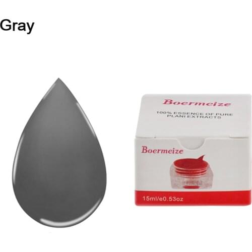 Tattoo Pigment PCD Inks Gray Color Permanent Makeup Eyebrow Microblading Cosmetic Pigment Cream Non-toxic for Ink Cup Tattoo Pen