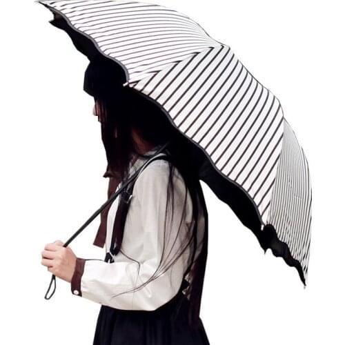 Hot Colorful Mini Umbrella Rain Women Five Folding Sun Umbrella Kids Windproof Umbrellas Rain For Men Black Coating 8k Parasol