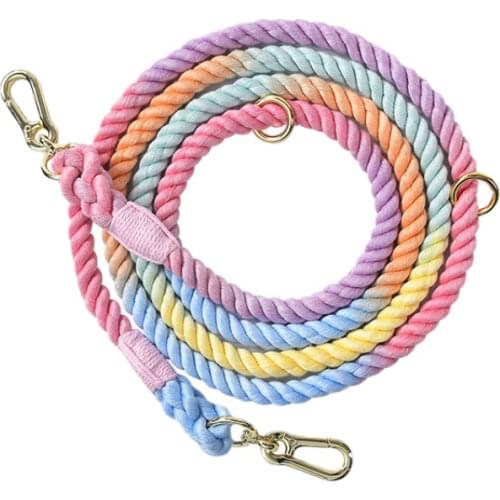 210cm Multifunctional Nylon Dog Leash Pet Dog Leash Walking Training Lead Cats Dogs Leashes Strap Long Dog Belt Rope 6ft Durable