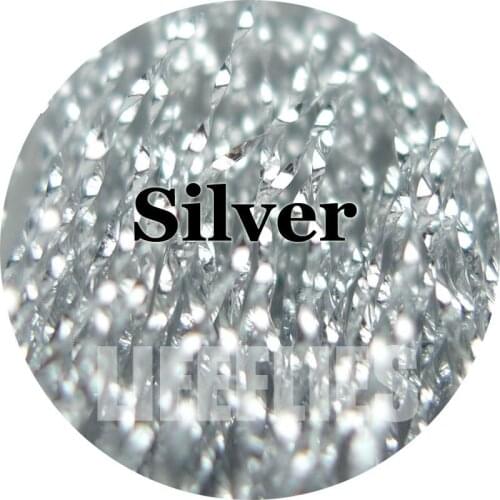 Silver Color, 50 Packs Crystal Flash, Krystal Flash, Fly Tying, Jig, Lure Making, Fishing