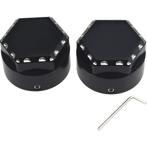 Fork Covers For Suzuki Hayabusa GSX1300R 1999-2020 Motorcycle Triple Tree Stem Yoke Fork Cover Cap Black Aluminum