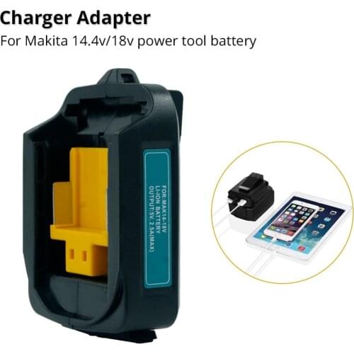 ADP05 Battery Charger 14.4V 18V Li-ion Battery Power Source adapter converter for Makita rechargeable battery LXT series